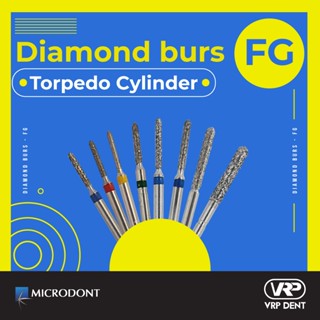 Diamond burs - FG Torpedo Cylinder 010 1 pc. MI-2214XX
