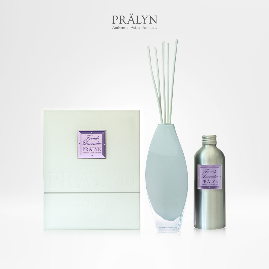 French Lavender l Pralyn Reed Diffuser 240ml.+แจกัน