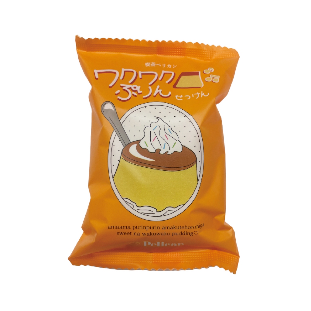 PELICAN SOAP (PUDDING) 80 g / สบู่ทำความสะอาดผิวกาย หอมกลิ่นคาราเมลพุดดิ้ง