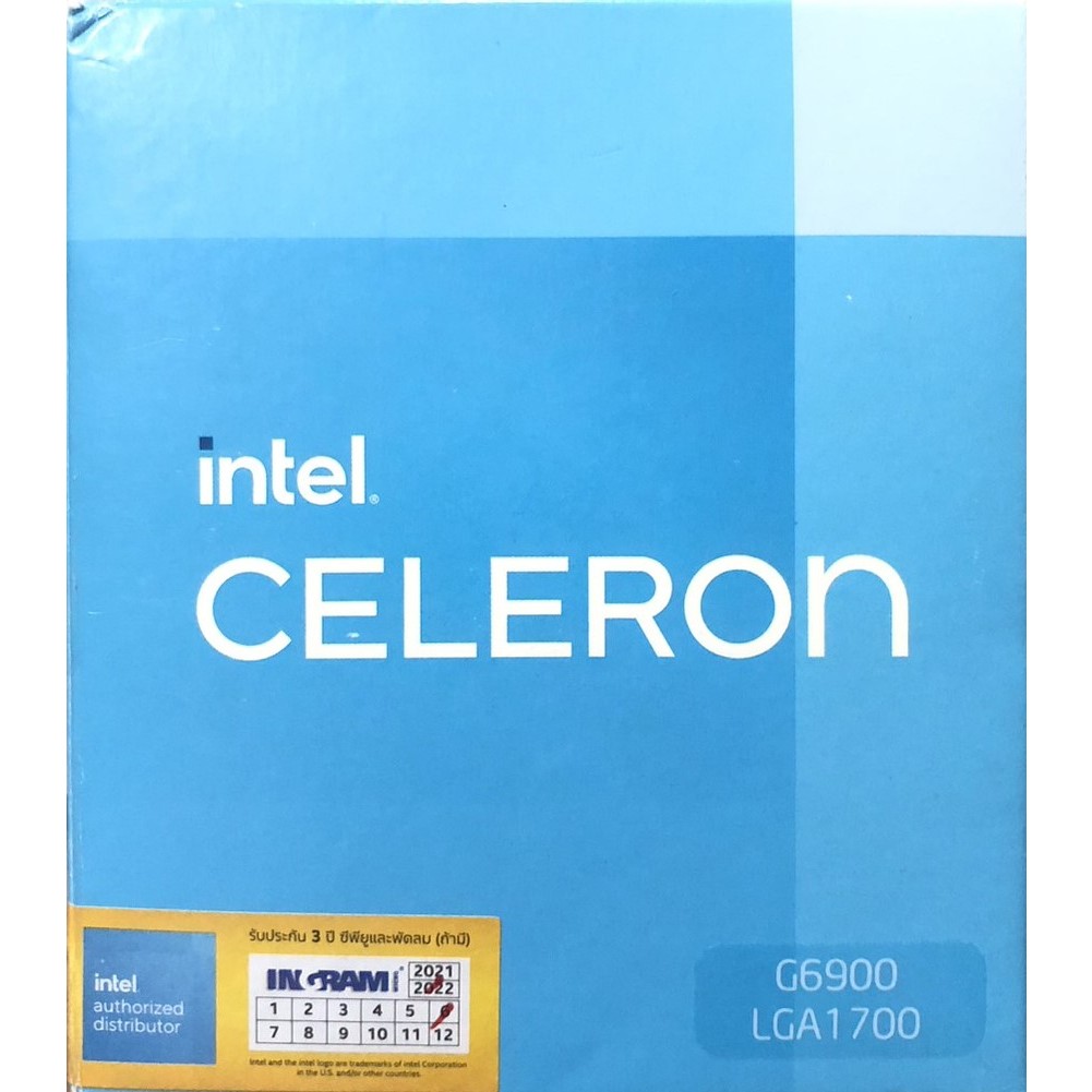 CPU (ซีพียู) INTEL CELERON G6900 3.4 GHz (SOCKET LGA 1700) มือสอง ประกันไทย