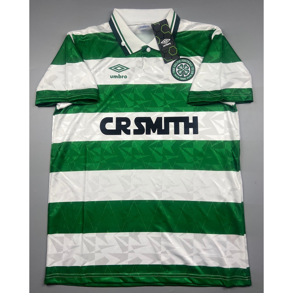 เสื้อบอล ย้อนยุค เซลติค 1989 เหย้า Retro Celtic Home CR SMITH เรโทร คลาสสิค 1989-90