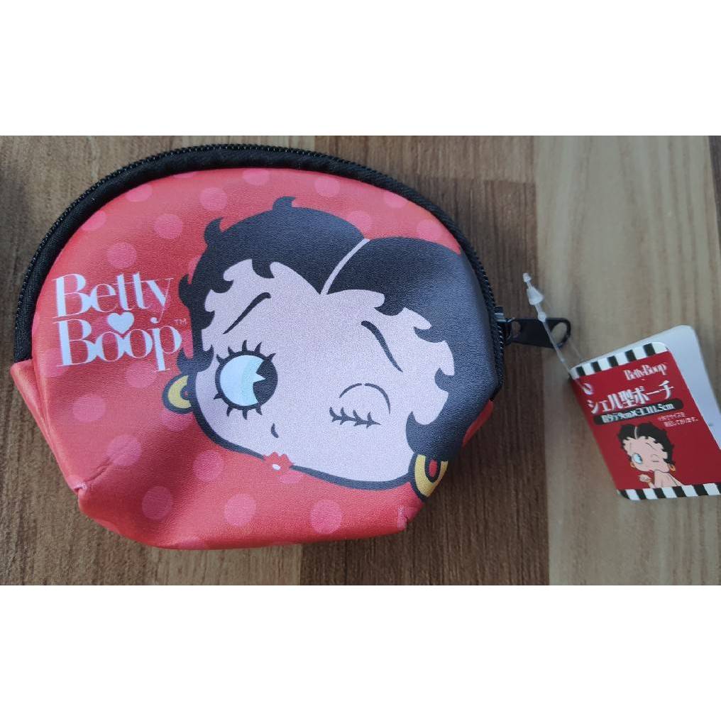 Betty Boop Pouch กระเป๋าใส่เหรียญ (มีซิป) (ญี่ปุ่น) Size : 11.5 x 9 cm