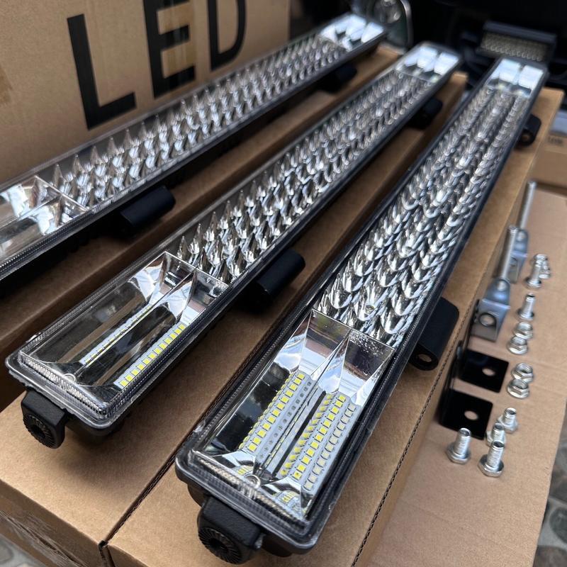 (1ดวง) ไฟสปอร์ตไลท์ led 360 วัตต์ 65 cm แสงขาว 12-24v กันน้ำ งานอะลูมิเนียมระบายความร้อน ขายึด4ตำแหน่ง แข็งแรงมากงานอลู