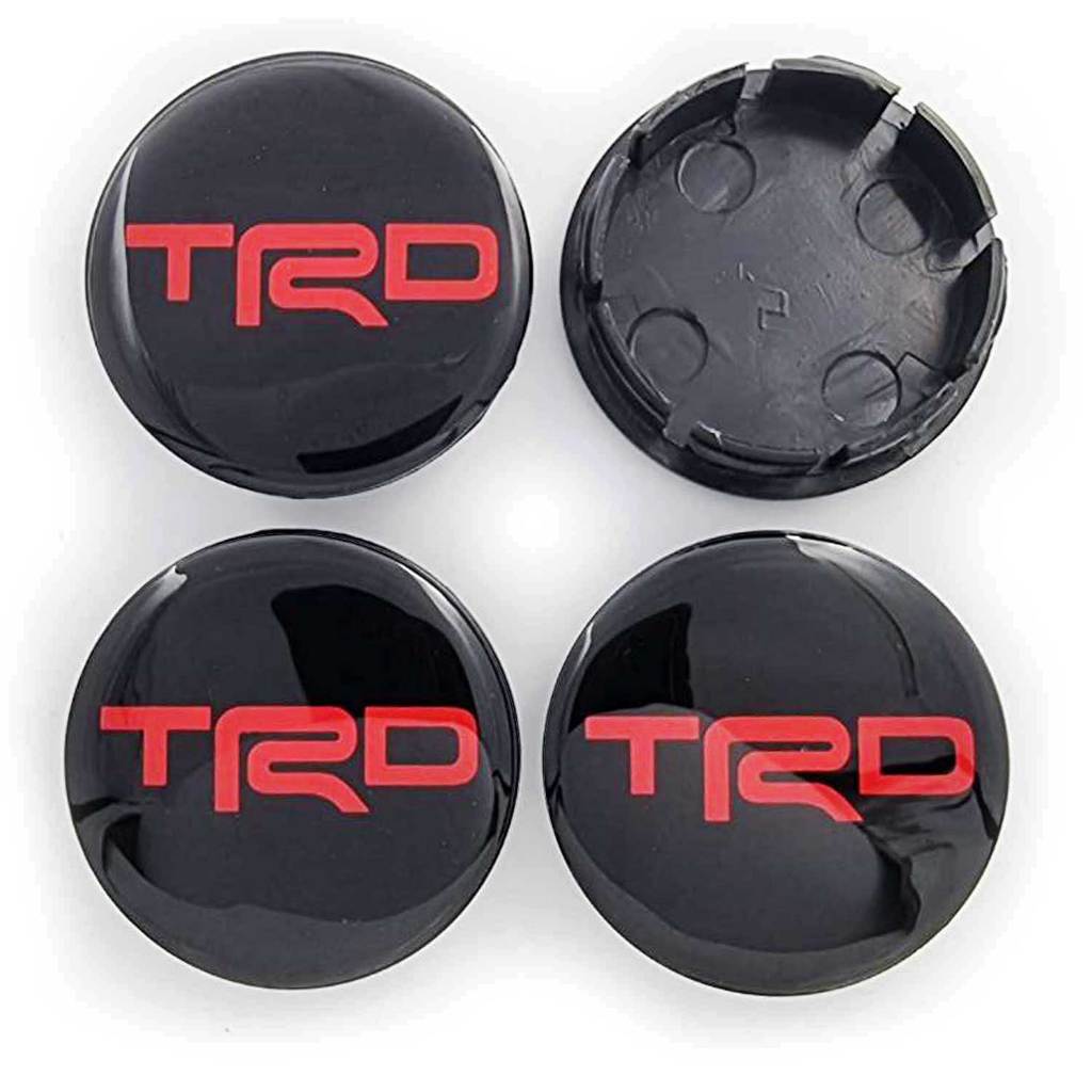 2ชิ้น 4ชิ้น 51มิล / 57มิล TRD TOYOTA ทีอาร์ดี ดุมล้อ ฝาครอบดุมล้อ ดุมล้อแต่ง ฝาครอบล้อ center cap Wheel Hub  โปรดวัดขนาด