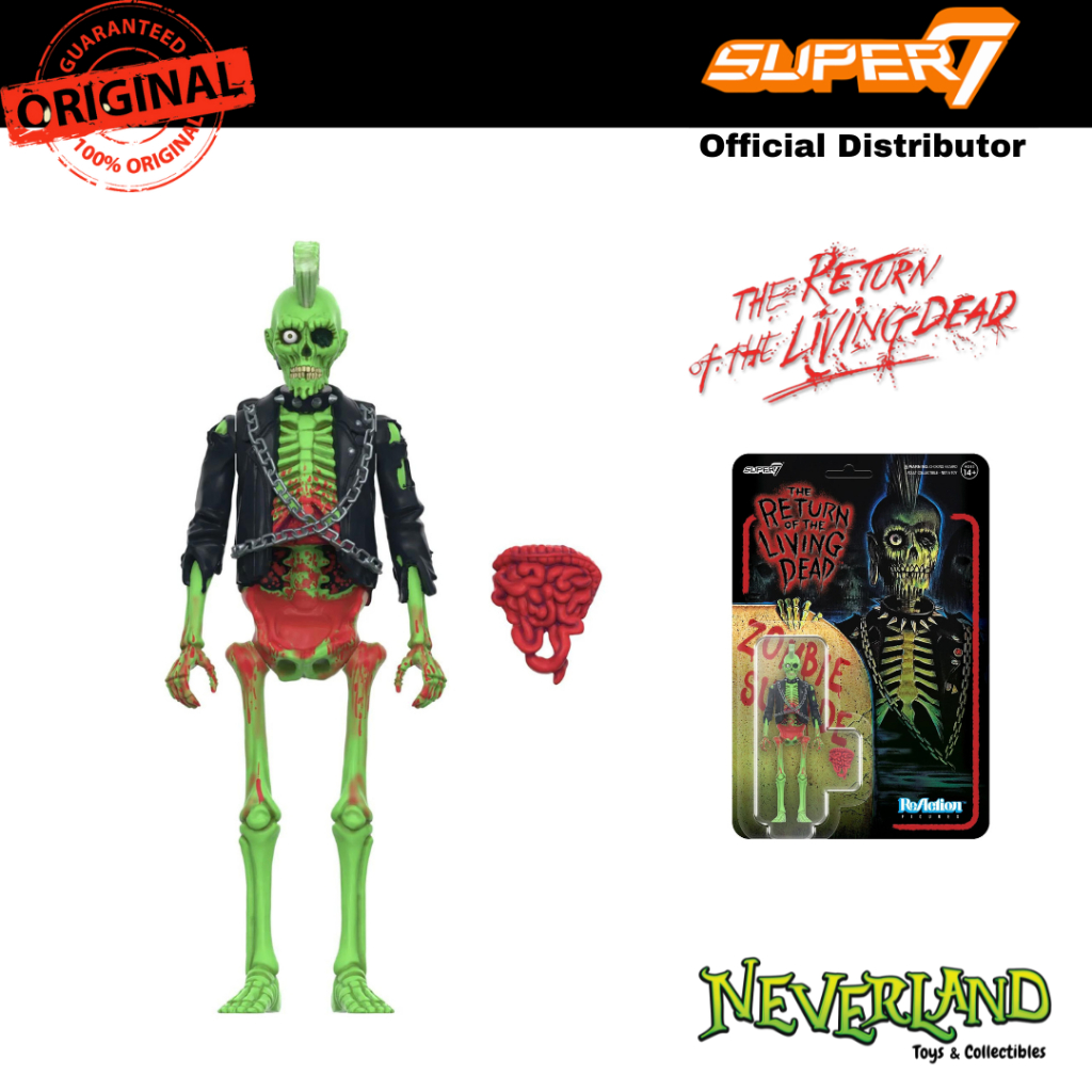 Super7 Return of the Living Dead Zombie Suicide ReAction Figure