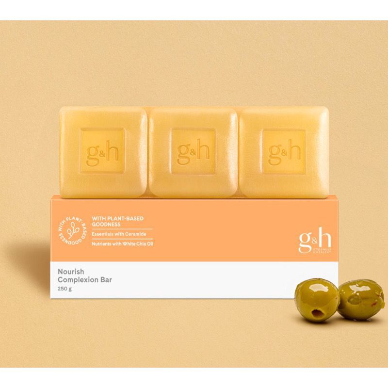 สบู่บำรุงผิว จีแอนด์เอช เนอริช+ 250 กรัม G&H NOURISH+ Complexion Bar 250g