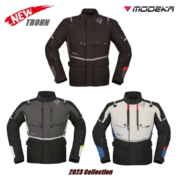 เสื้อแจ๊คเก็ตทัวร์ริ่ง Modeka Trohn