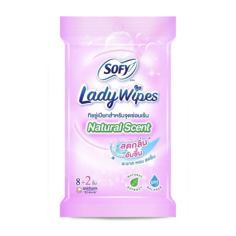 Sofy Lady Wipes Natural Scent