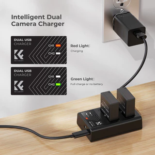 K&F NP-W126/NP-W126S Battery and Charger