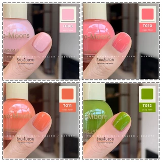 พร้อมส่ง Two-moons ของแท้ รุ่น ลูกกวาด (candy) ยาทาเล็บ สีทาเล็บกึ่งเจล ขนาด10ml*1 ไม่ต้องอบ สีสวย แห้งไว