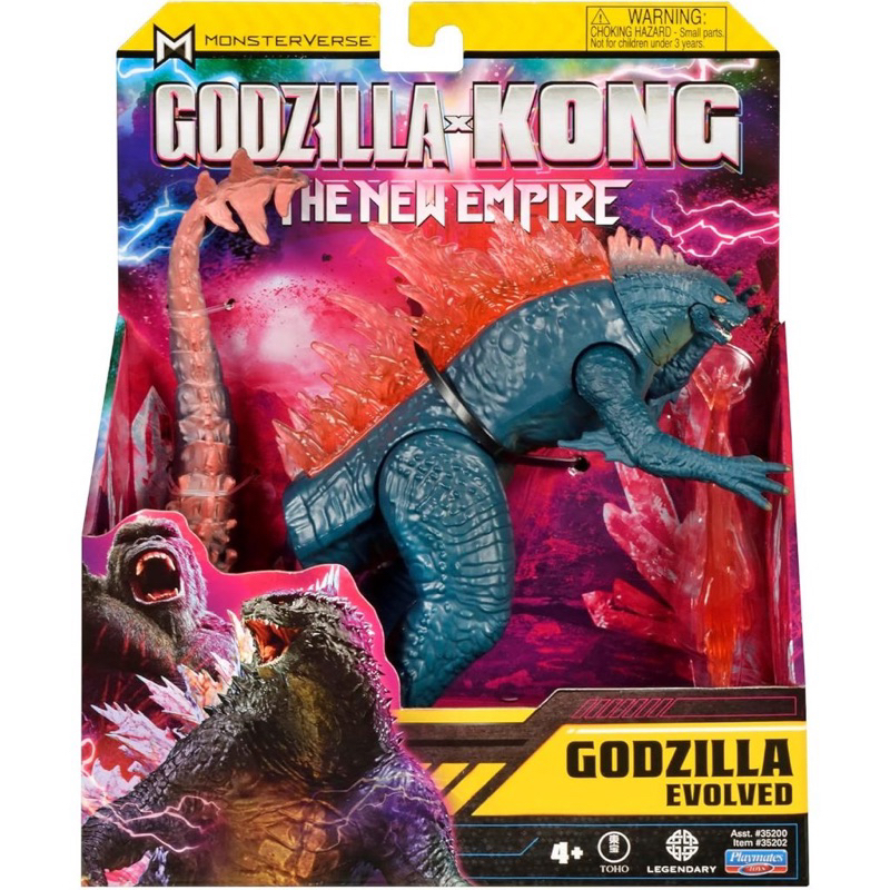 Playmates Godzilla X Kong: The New Empire Godzilla Evolved