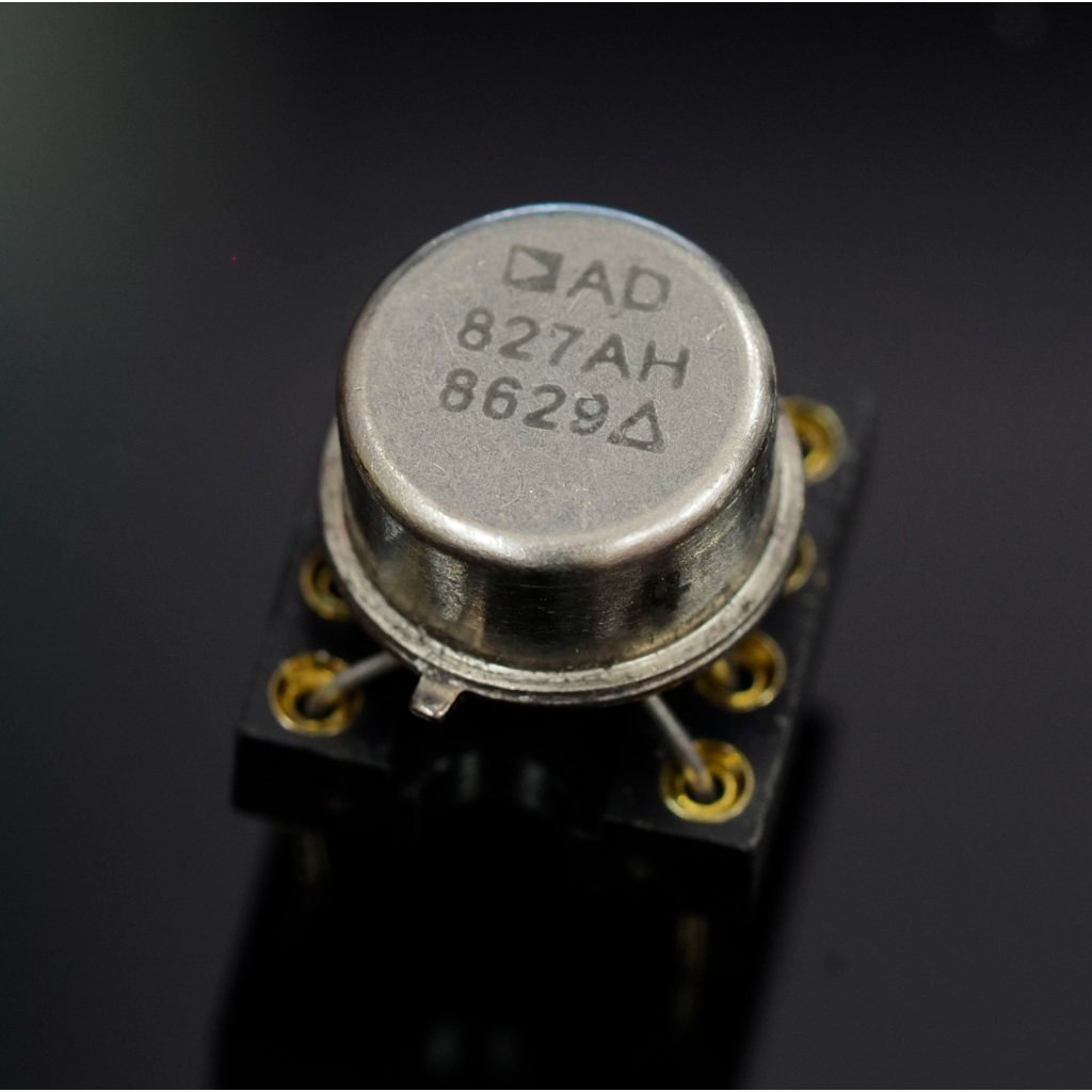 Dual OP-AMP ออปแอมป์ AD827AH  ตัวถังเหล็ก ของแท้ พร้อมส่ง