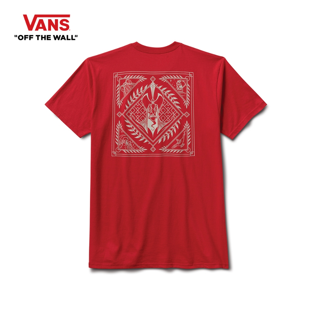 VANS JAFAR SS TEE - CHILI PEPPE (US SIZE แนะนำลดขนาดลง 1 ไซซ์) เสื้อยืดคอกลม ผู้ชาย