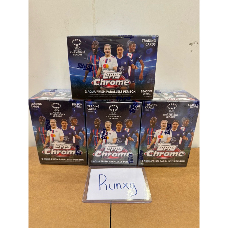 2023 Topps Chrome® UEFA Women's Champions League Blaster Box