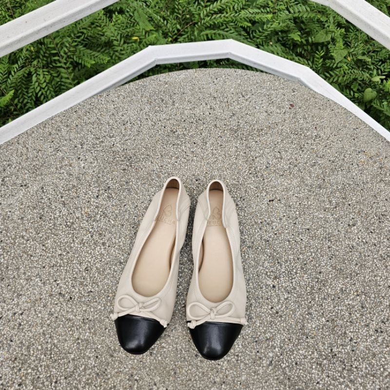 Peucha Hideko two tone – soft flat shoes รองเท้าคัทชูนุ่ม ราคา ถูกที่สุด ดีลบีเคเค แกลเลอรีภาพที่ 9