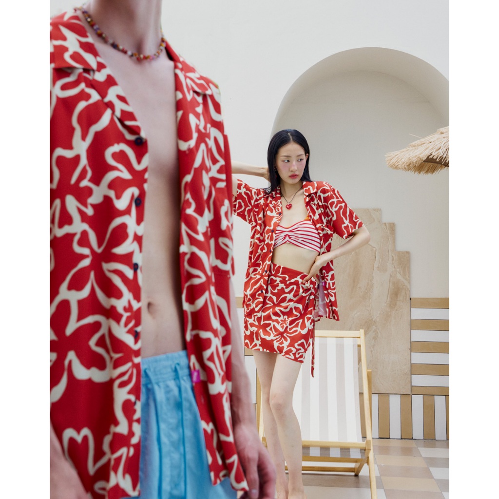 SUE - Summer Spice Unisex Hawaiian Shirt เสื้อฮาวาย