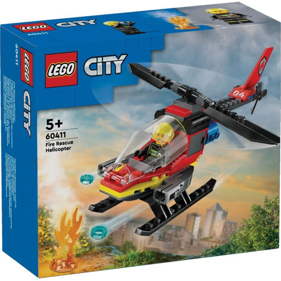 เลโก้ LEGO City 60411 Fire Rescue Helicopter {สินค้าใหม่มือ1 กล่องสวย พร้อมส่ง ลิขสิทธิ์แท้ 100%}