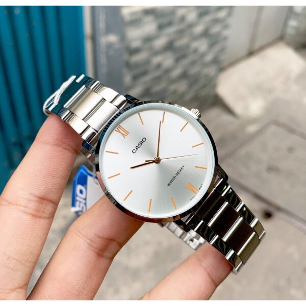 นาฬิกา Casioแท้ รุ่น LTP-VT01D  นาฬิกาผู้หญิงสายสแตนเลส สไตล์เรียบหรู - ของแท้ 100% รับประกันสินค้า1 ปี
