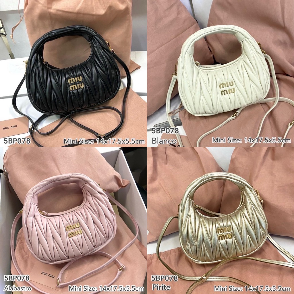 MIUMIU Wander Mini Bag ของแท้ 100% [จัดส่งฟรี]