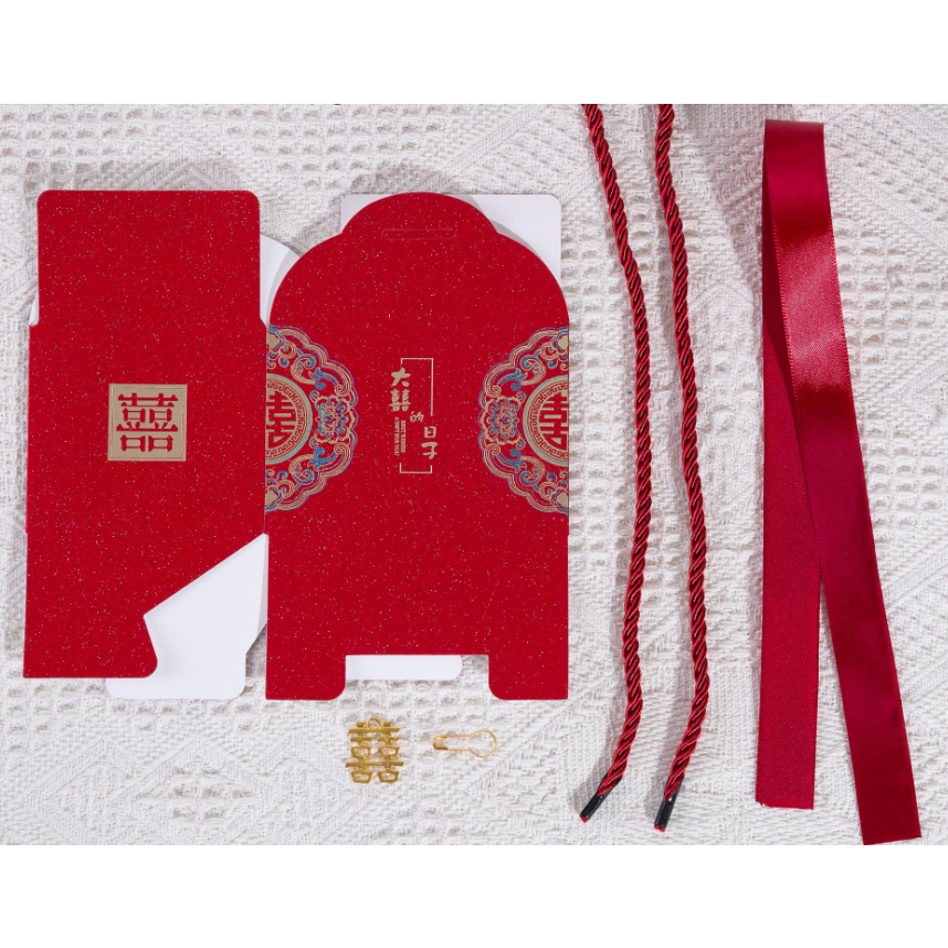 ✅พร้อมส่ง✅กล่องใส่ส้ม วันตุรุษจีน กล่องของขวัญงานแต่ง ใส่ของรับไหว้ ของชำร่วย - รูปที่ 4