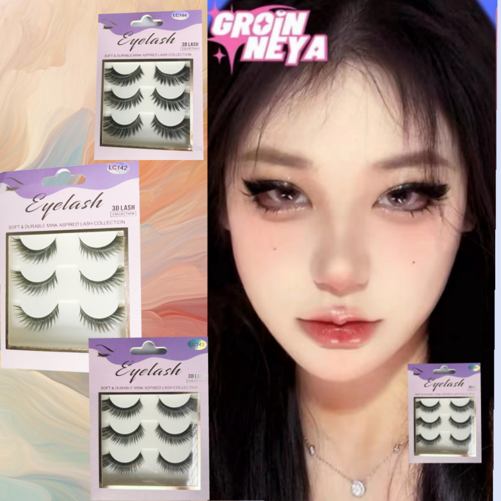 ขนตาปลอม 3D ขนตาสายฝอ ขนตา foxy eyes (จัดส่งจากในประเทศไทย)