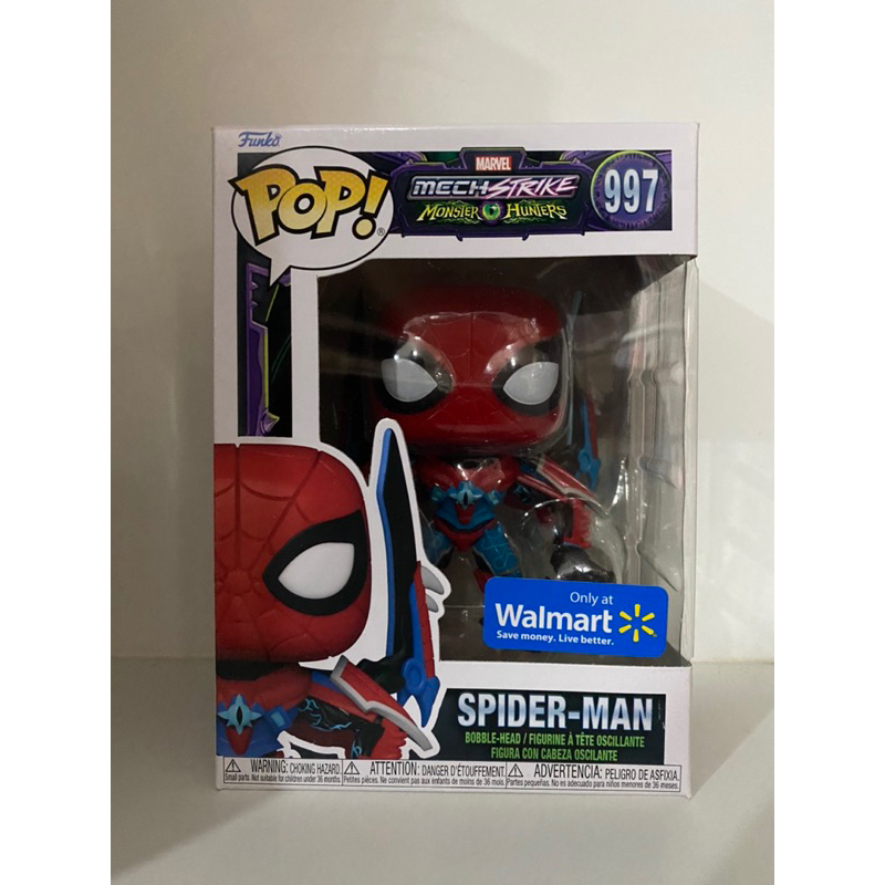 Funko Pop Spider Man 997 Mech Strike Monster Hunters Exclusive 997