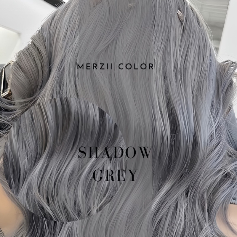 MERZii Color สีเทาเข้ม Shadow grey 🐺🐺🐺(พื้นผมระดับ 10)
