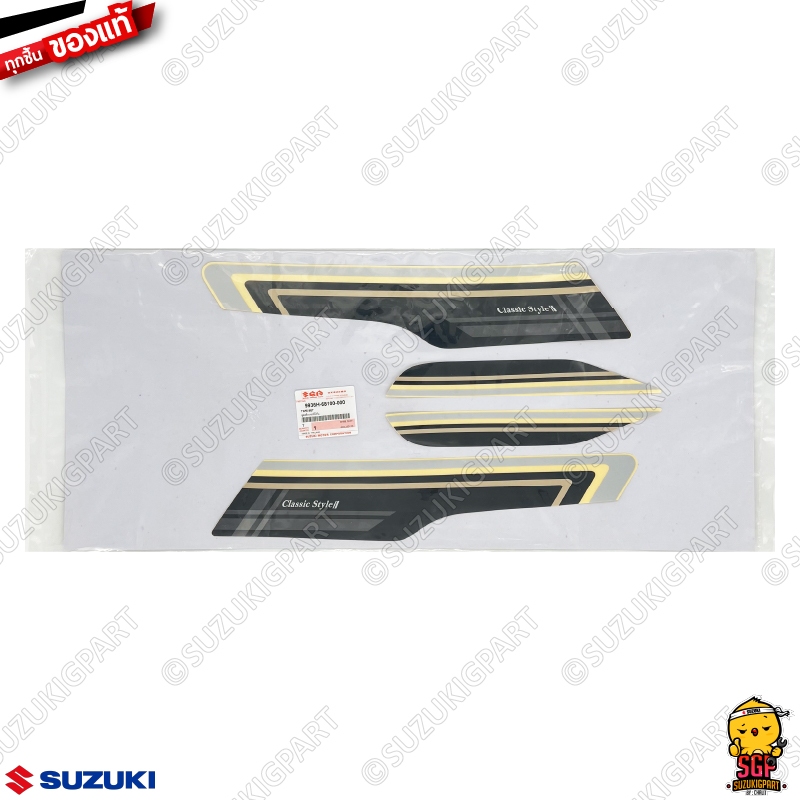ชุดสติ๊กเกอร์ทั้งคัน TAPE SET แท้ Suzuki GD110