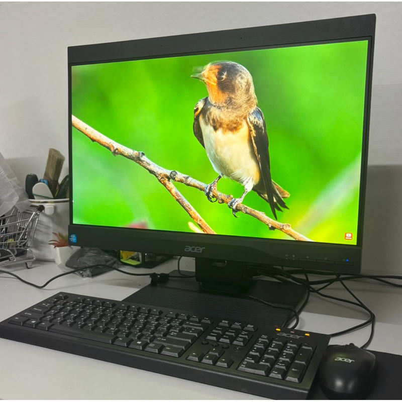 คอมพิวเตอร์ออลอินวัน  All In One Acer Veriton Z4660G I5-8500 มีกล้องในตัว
