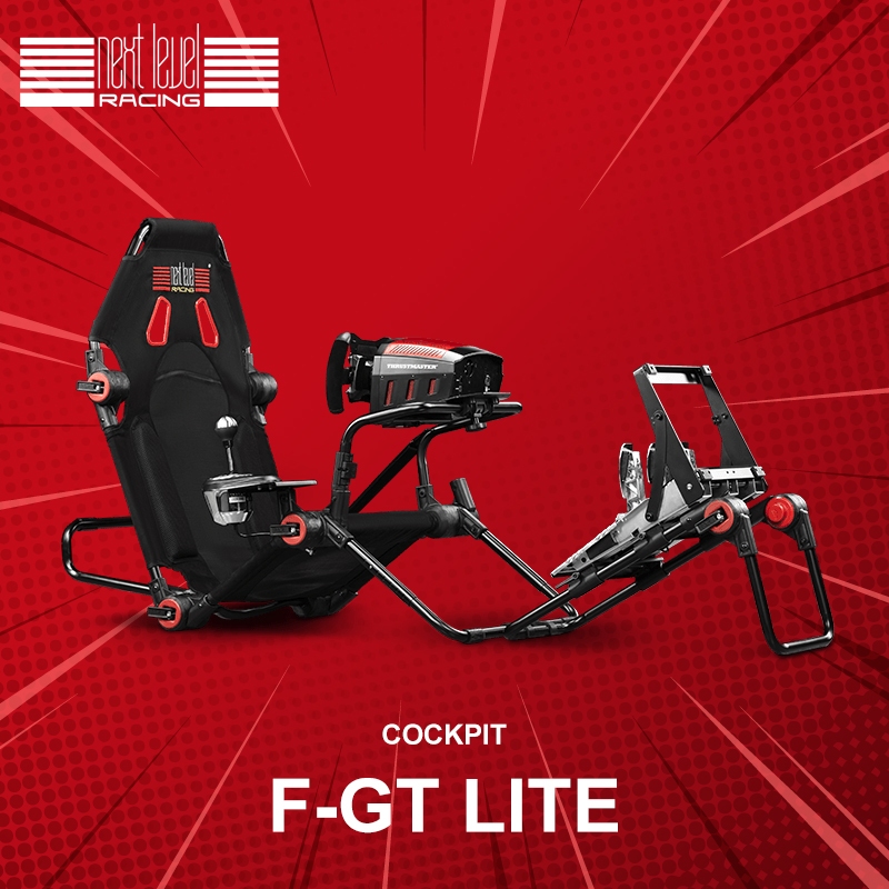 ชุดเก้าอี้ขับรถ Next Level Racing F-GT LITE Cockpit ประกันศูนย์ 1 ปี