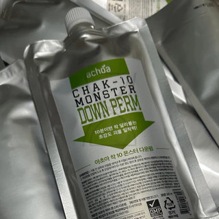 (พร้อมส่ง/ของเกาหลีแท้ราคาถูกที่สุด) Downperm CHAK-10 MONSTER ดาวเพิร์มขั้นตอนเดียว น้ำยายืดผมตรง ดัดผมชาย ยืดผมชาย