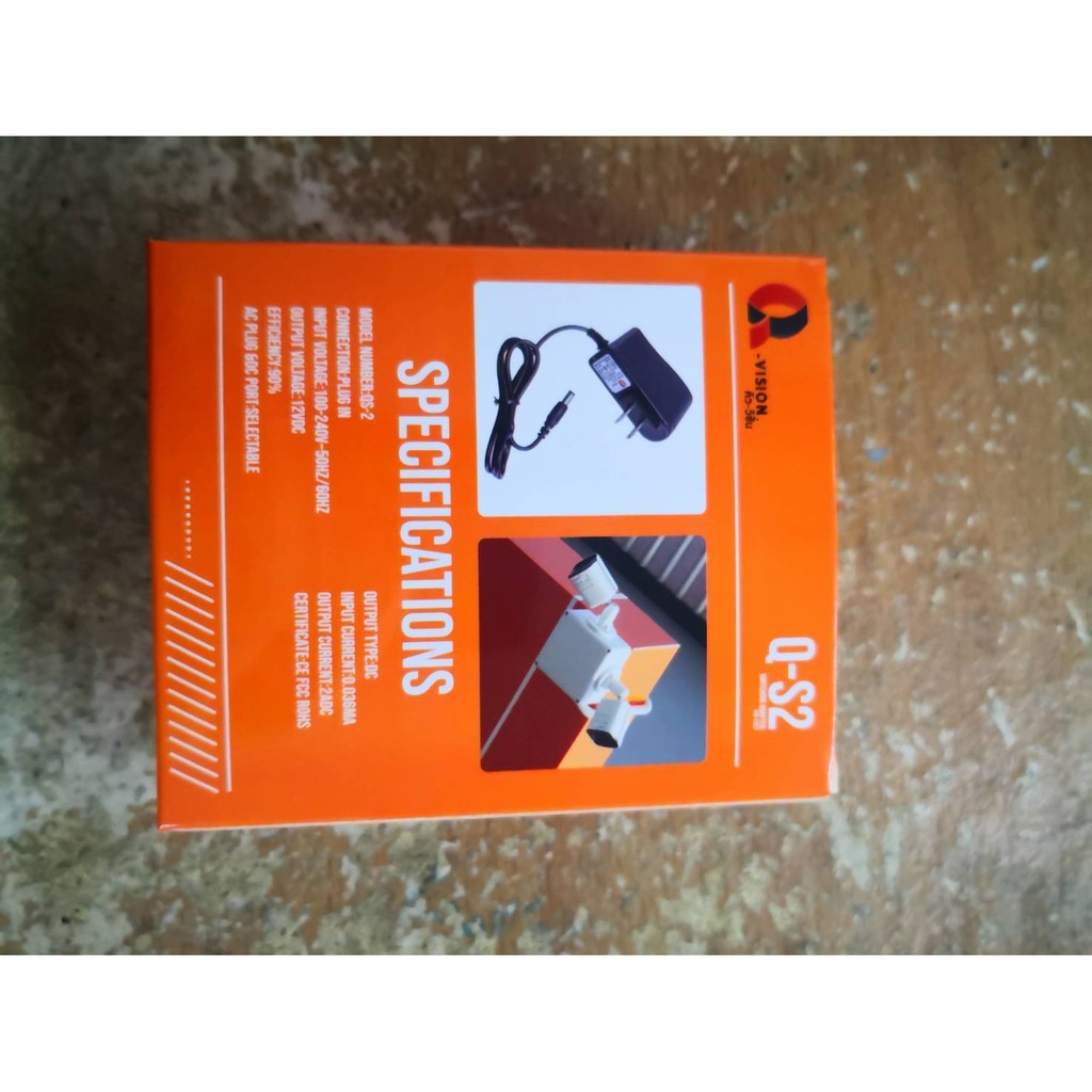 Adapter 12V 2A Qvision Q-S2 (ใช้กับกล้องวงจรปิด)