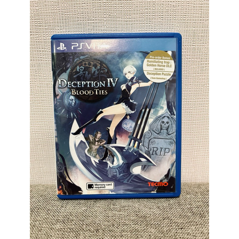 [มือสอง] แผ่น PSVITA : DECEPTION IV BLOOD TIES ZONE3