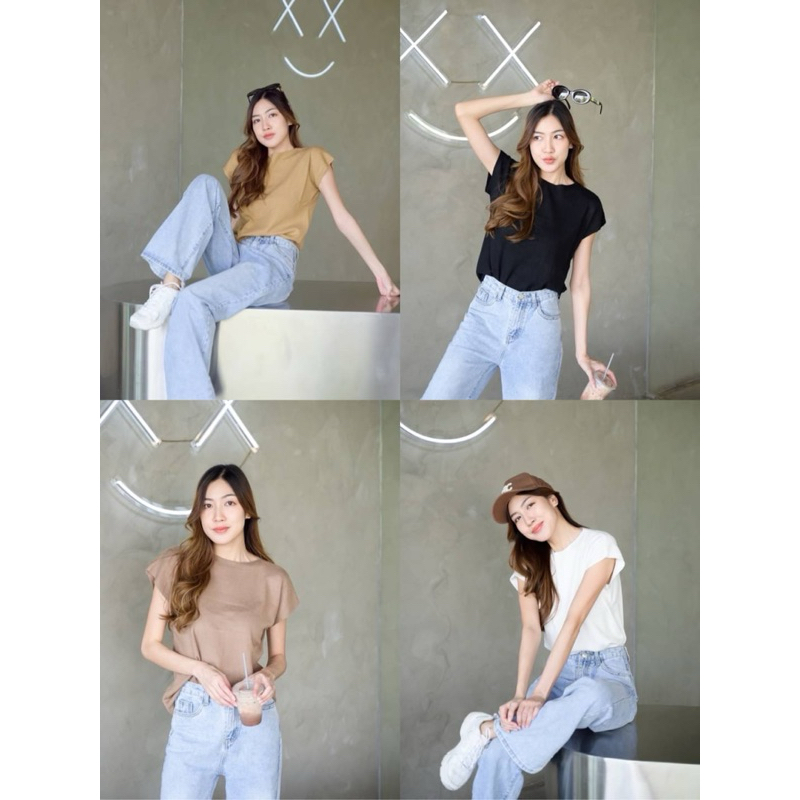 ARITA M308 เสื้อไหมพรมคอปาด งานสวยผ้านิ่ม ตัวใหญ่ ใส่สบายๆ