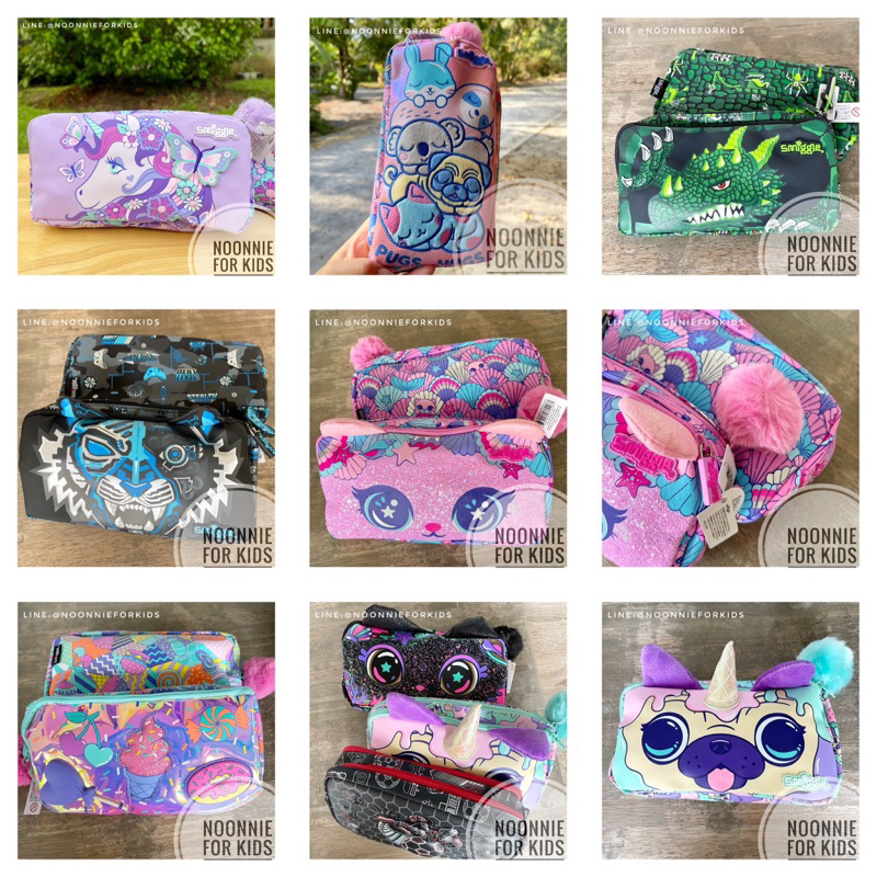 กระเป๋าดินสอกลิ่นหอม Smiggle Away Character Pocket Pencil Case