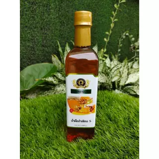 น้ำผึ้งเดือนห้า สติ๊กเกอร์ขาว ขวดพลาสติกเหลี่ยม 1000g