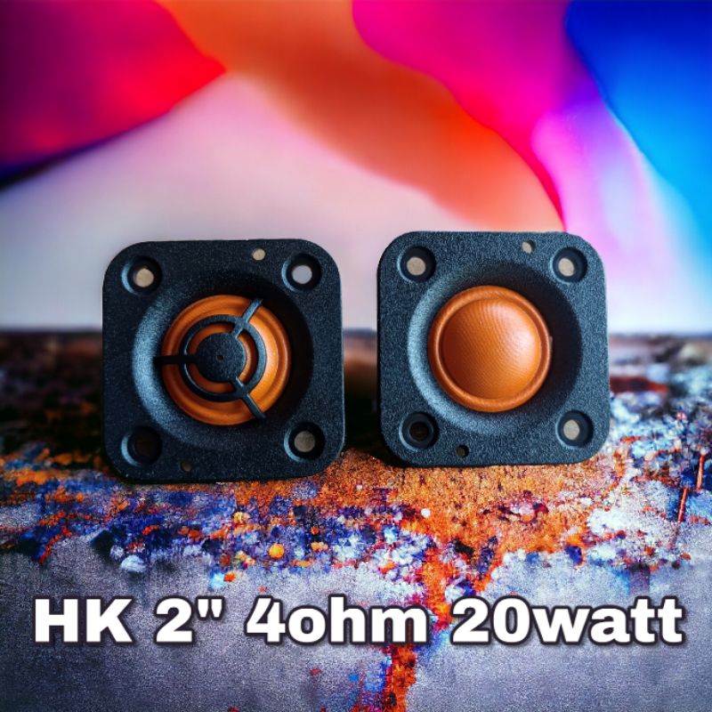 ทวิตเตอร์ 2นิ้ว HK" หน้าผ้าสีส้ม 4โอมห์ 20วัตต์