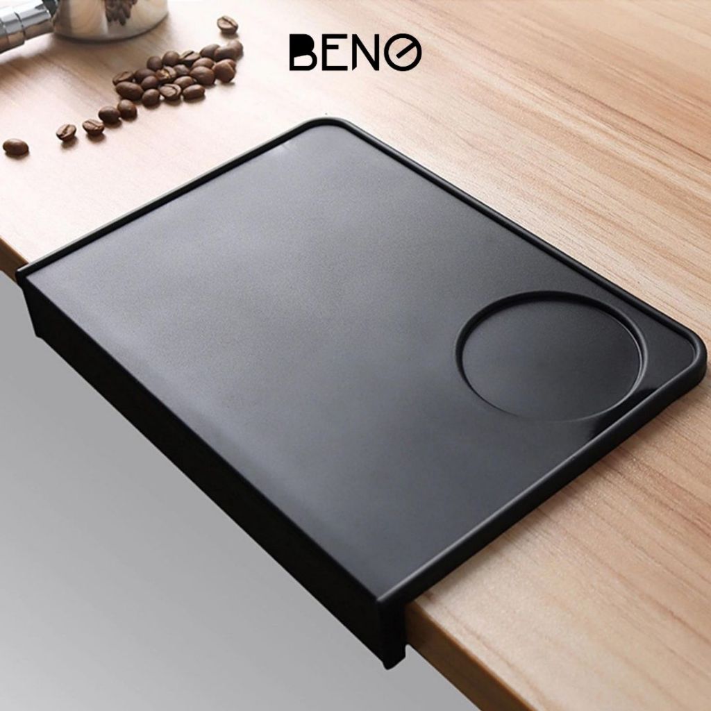 BENO Coffee Tamping Mat Rubber Silicone แบบเข้ามุมโต๊ะ และแบบเรียบสี่เหลี่ยม - รูปที่ 2