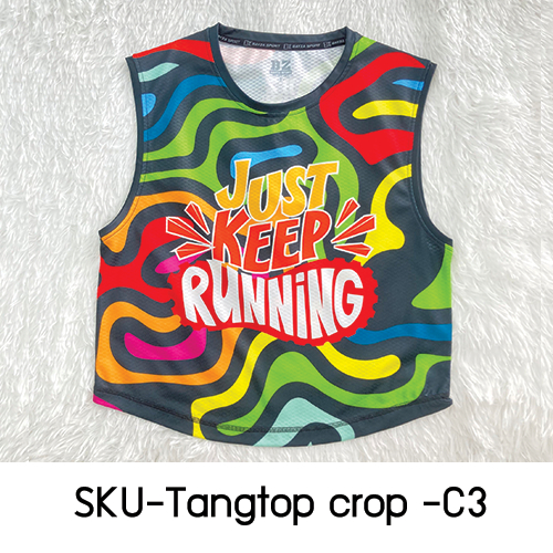 BAYZA เสื้อวิ่งแบบครึ่งตัวผู้หญิง สำหรับวิ่ง เสื้อวิ่ง มาราธอน เนื้อผ้า Airforw แบบ C3