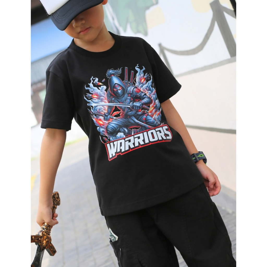 เสื้อยืดเด็ก รุ่น LIKI KIDS X NINJA WARRIOR