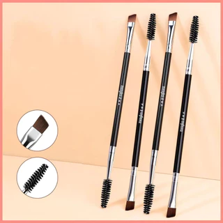 แปรงปัดขนตาและเขียนคิ้ว แบบ 2 ด้าน สำหรับแต่งหน้า 1 ชิ้น ปัดขนตาให้เรียว วาดโครงคิ้วได้แม่นยำ