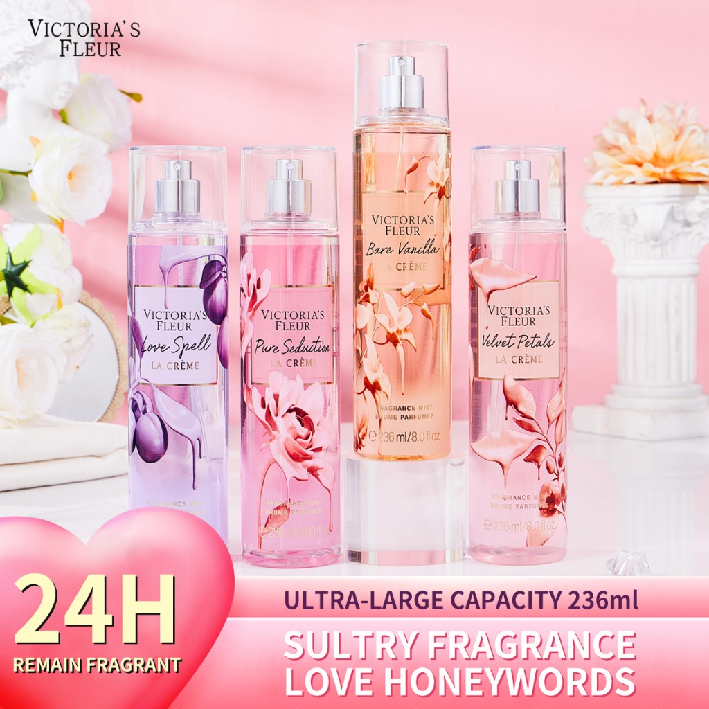 น้ำหอม Victoria's Secret PERFUMELURESกลิ่นดอกไม้หอมสดชื่นเฟรชติดทนทั้งวัน236ml