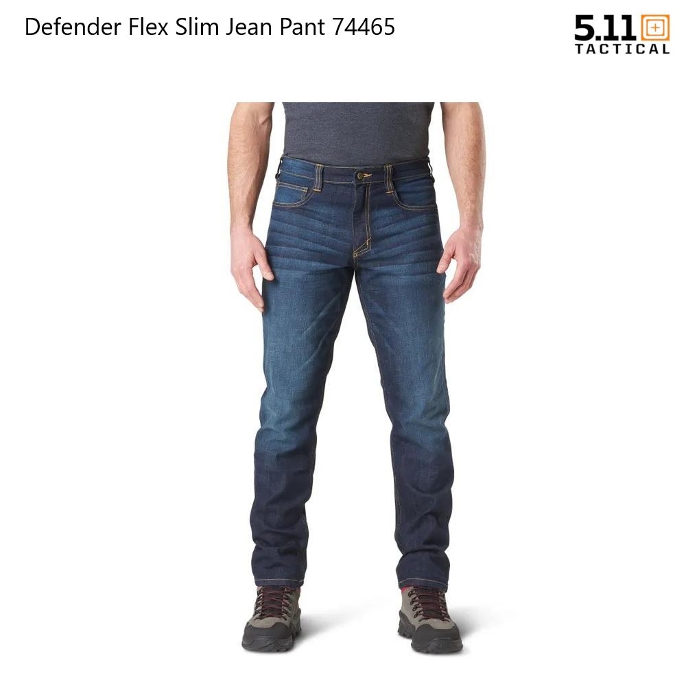 5.11 Tactical Defender Flex Slim Jean Pant 74465 กางเกงยีนส์ขายาว ผ้ายืดสวมสบาย แบบ Slim fit โดย Tankstore