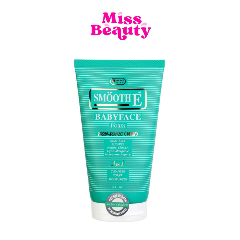 (liveลด50%) Smooth E Baby Face Foam สมูทอี เบบี้เฟซ โฟม โฟมสูตรแรกเริ่มของสมูทอี โฟมไม่มีฟอง 1oz. (30กรัม)