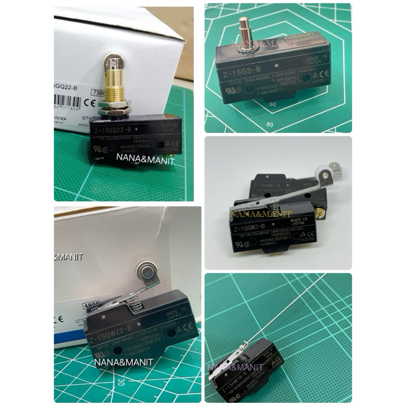 Z-15GW2-B Z-15GW22-B Z-15GS-B Z-15GQ22-B Z-15HW78-B Basic limit switch OMRON