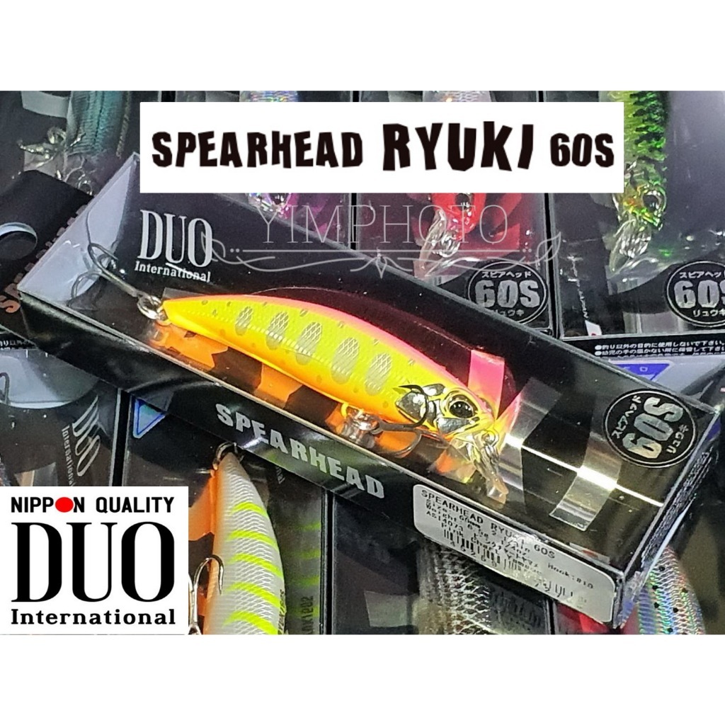 Duo Spearhead Ryuki 60s 6.5g. เหยื่อปลอม ดูโอ สเปียร์เฮด ริวกิ เหยื่อตกปลา ของแท้ 100%