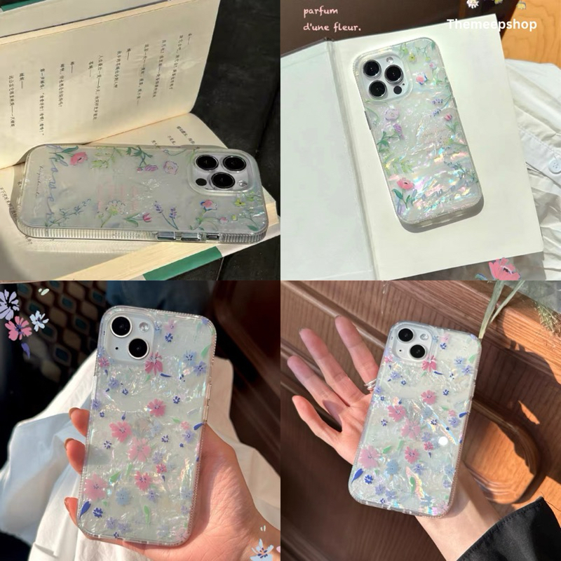 เคสไอโฟน Baiyushancha twin floral แท้100%| Baiyushancha case iphone