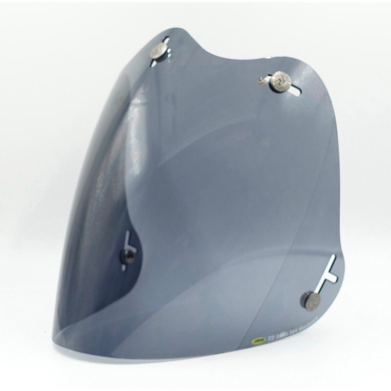 ชิวหน้าหมวกกันน๊อค หน้ากากหมวกกันน๊อค 72 jam japan 3D helmet shield สีsmoke เทาเข้ม chopper bobber h