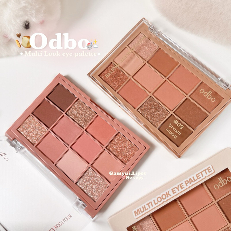 อายแชโดว์🍞🍧Odbo Multi Look eyepalette ୨୧   ̫