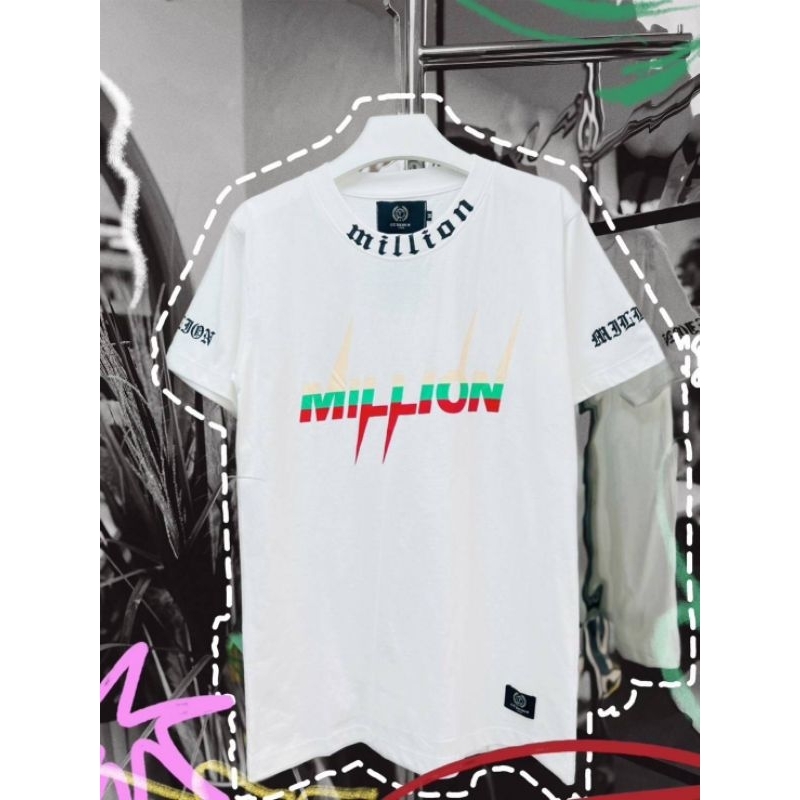 เสื้อยืด พิมพ์ลายกราฟฟิค Million